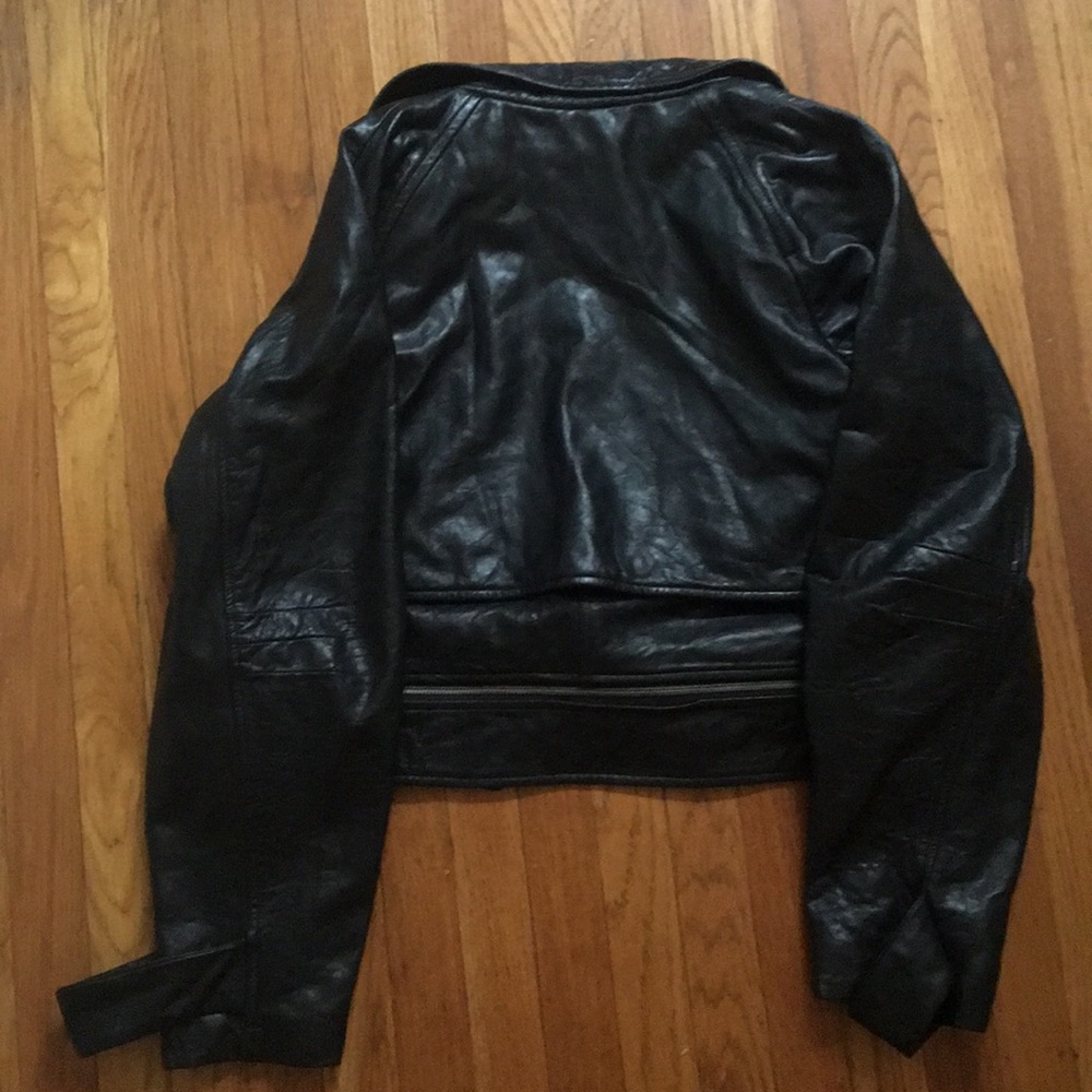 Rebecca Minkoff ‘Stone’ Bomber jacket - BLACK - Picture 2 of 6
